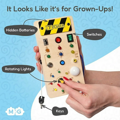 Toy For Less™ Wooden Switch Board