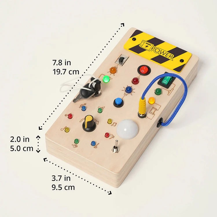 Toy For Less™ Wooden Switch Board
